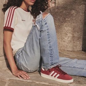 *AUTHENTIC* Adidas Campus 80s x Sporty & Rich 'Collegiate Burgundy' Sneaker